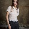 Shirring Sheer Shirt