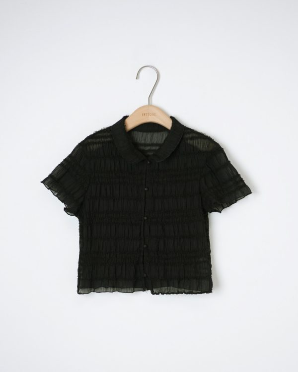Shirring Sheer Shirt