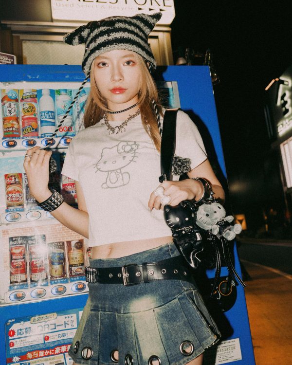 Hello Kitty Logo Print Tee