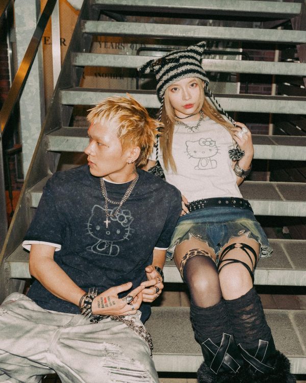 Hello Kitty Logo Print Tee