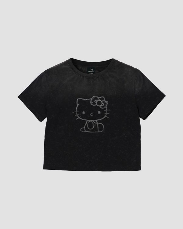 Hello Kitty Logo Print Tee