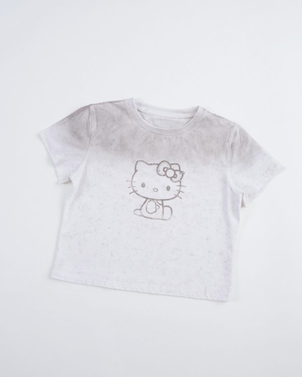 Hello Kitty Logo Print Tee