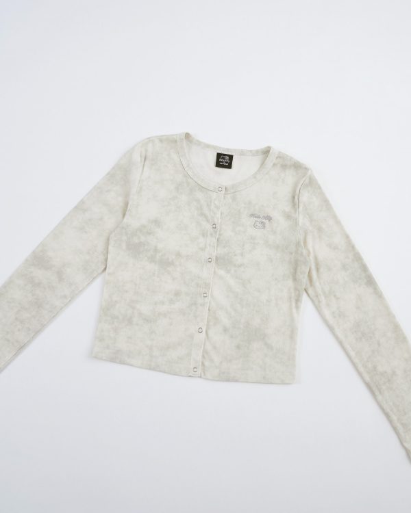 Hello Kitty Embroidery Cardigan