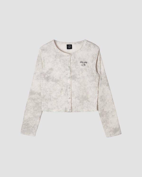 Hello Kitty Embroidery Cardigan