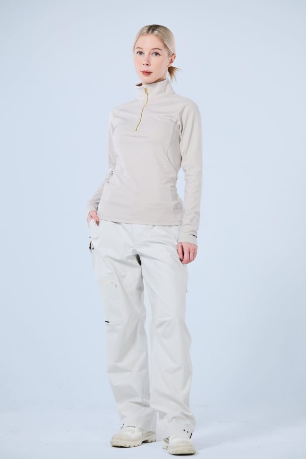 Base Layer 金屬拉鍊高領上衣 女