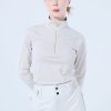 Base Layer 金屬拉鍊高領上衣 女