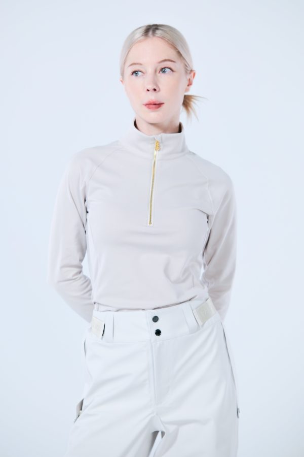 Base Layer 金屬拉鍊高領上衣 女