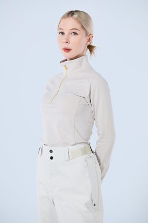 Base Layer 金屬拉鍊高領上衣 女