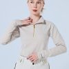 Base Layer 金屬拉鍊高領上衣 女