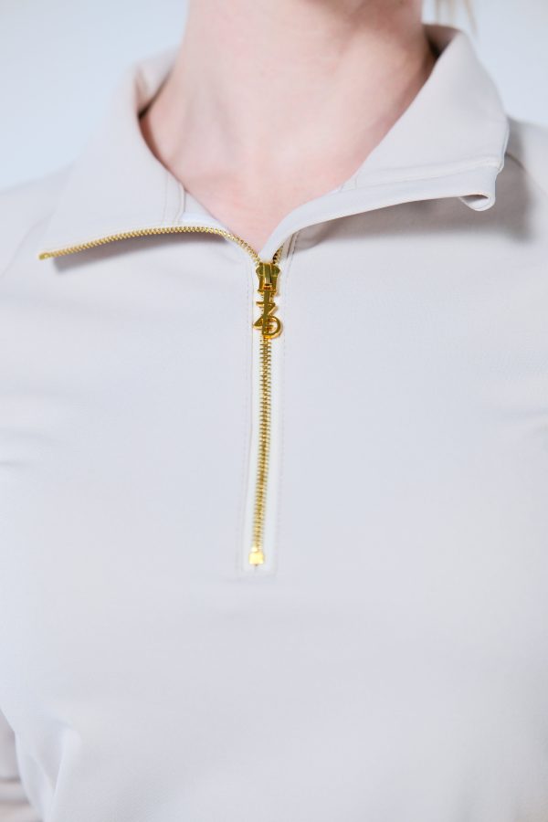 Base Layer 金屬拉鍊高領上衣 女