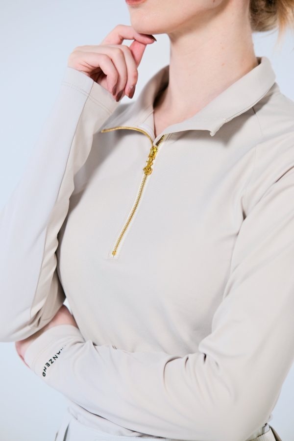 Base Layer 金屬拉鍊高領上衣 女
