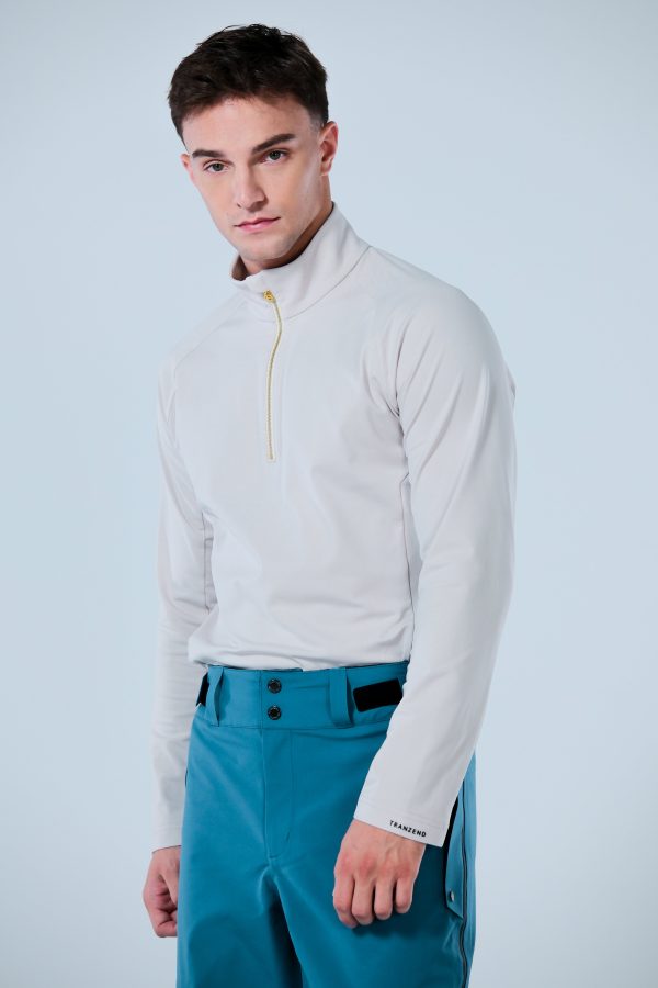 Base Layer 金屬拉鍊高領上衣 男