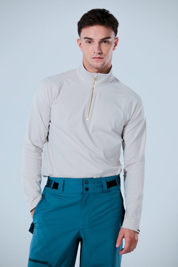 Base Layer 金屬拉鍊高領上衣 男