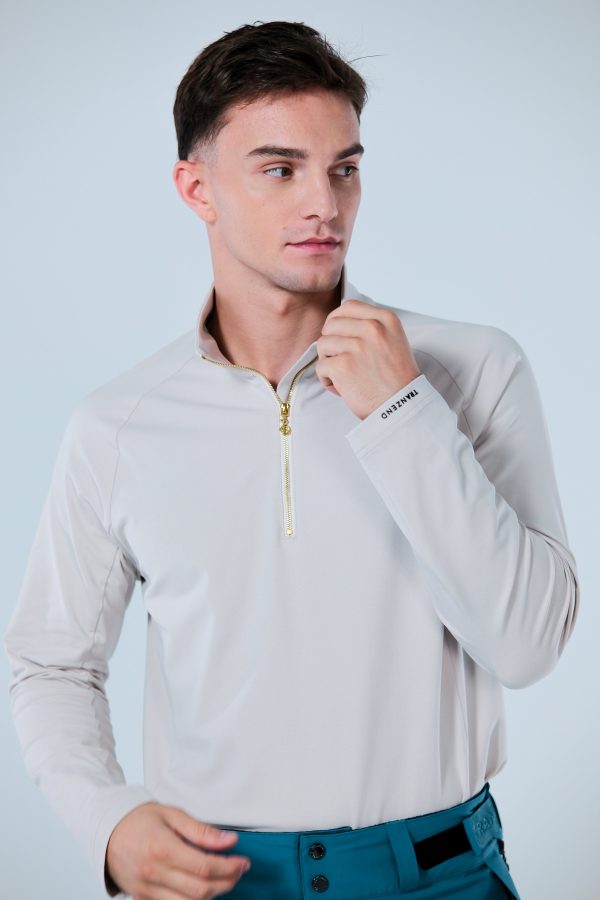Base Layer 金屬拉鍊高領上衣 男