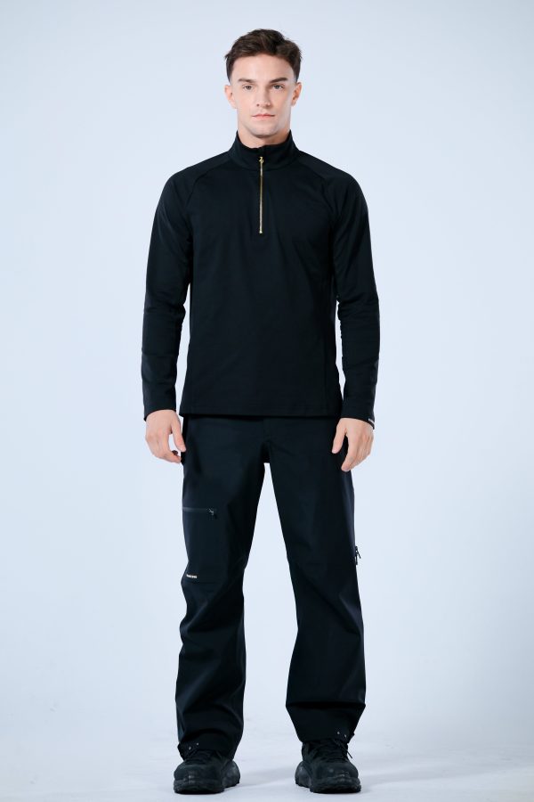 Base Layer 金屬拉鍊高領上衣 男