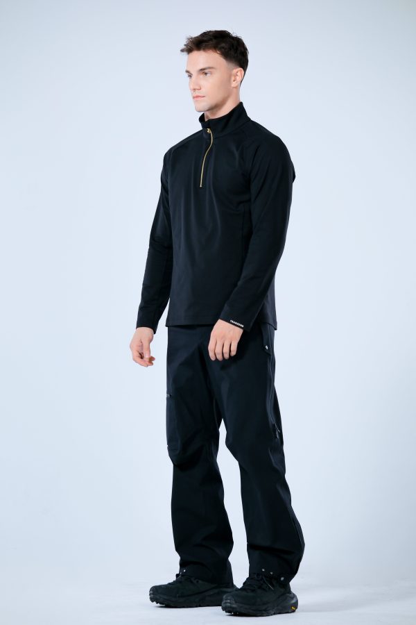 Base Layer 金屬拉鍊高領上衣 男