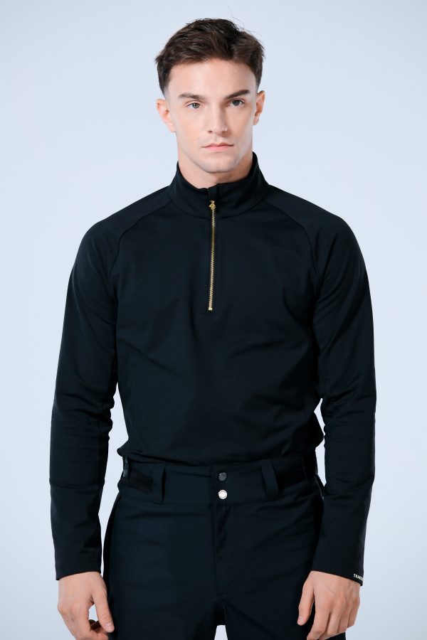 Base Layer 金屬拉鍊高領上衣 男
