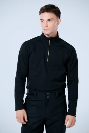 Base Layer 金屬拉鍊高領上衣 男
