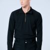 Base Layer 金屬拉鍊高領上衣 男