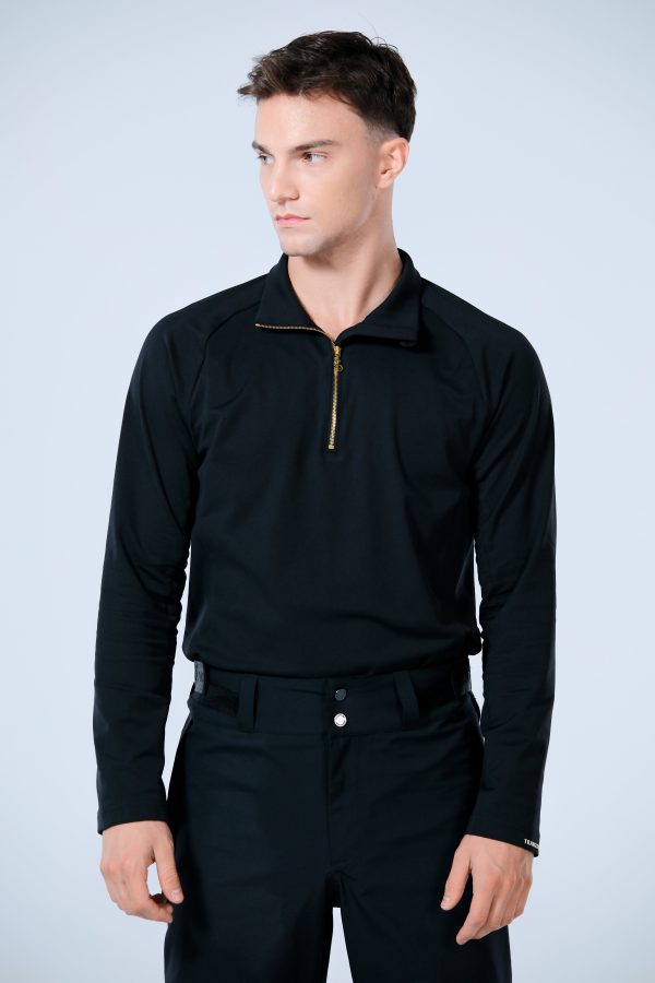 Base Layer 金屬拉鍊高領上衣 男