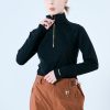 Base Layer 金屬拉鍊高領上衣 女