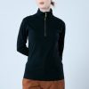 Base Layer 金屬拉鍊高領上衣 女