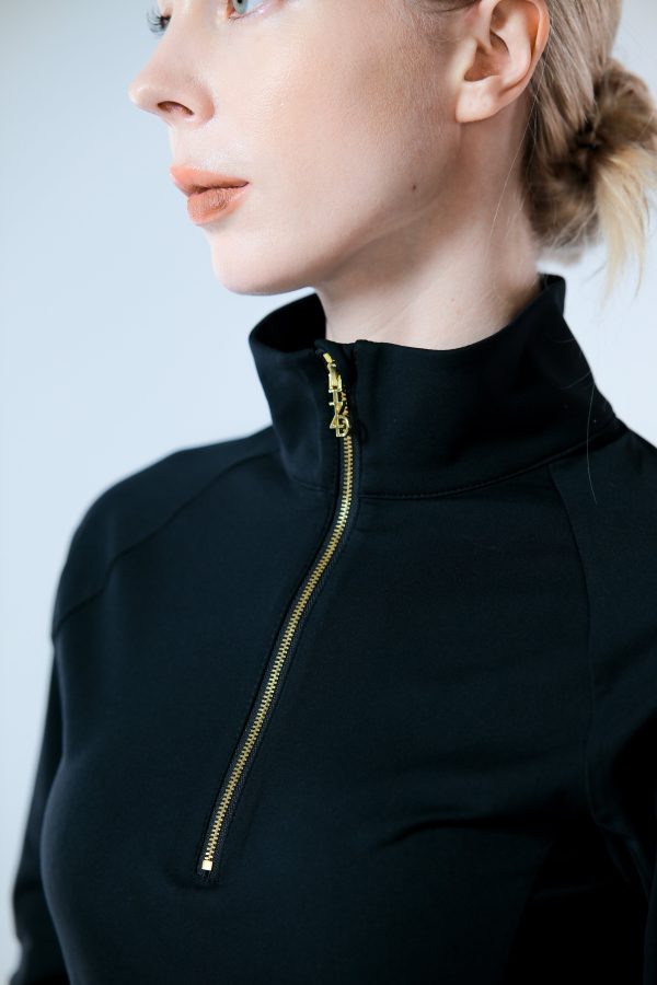 Base Layer 金屬拉鍊高領上衣 女