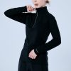 Base Layer 金屬拉鍊高領上衣 女