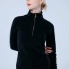 Base Layer 金屬拉鍊高領上衣 女