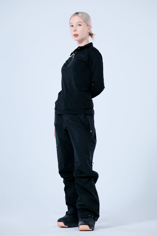 Base Layer 金屬拉鍊高領上衣 女