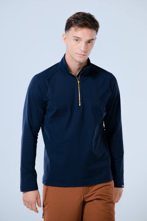 Base Layer 金屬拉鍊高領上衣 男