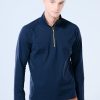 Base Layer 金屬拉鍊高領上衣 男