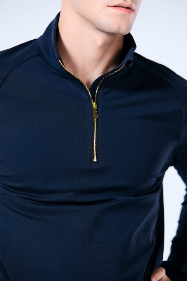Base Layer 金屬拉鍊高領上衣 男