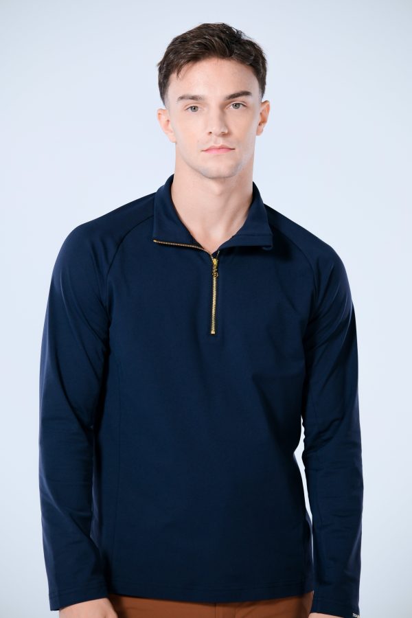 Base Layer 金屬拉鍊高領上衣 男