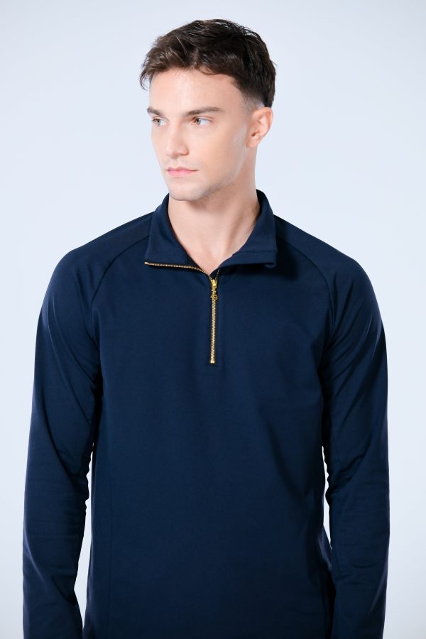 Base Layer 金屬拉鍊高領上衣 男