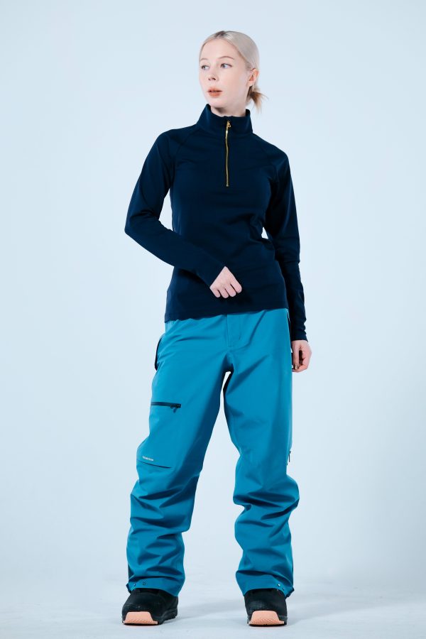Base Layer 金屬拉鍊高領上衣 女