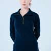 Base Layer 金屬拉鍊高領上衣 女