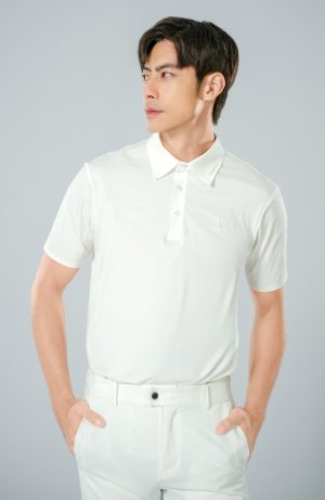 IMG_9139.jpg Ace 高爾夫Polo衫-男-經典白