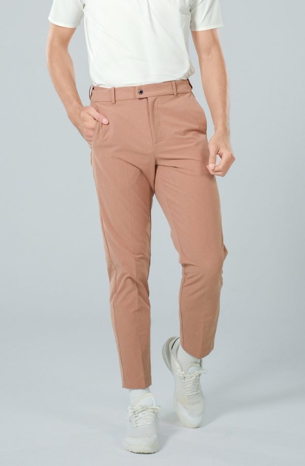 Ace Trousers-Ace 高爾夫長褲-男-可可棕